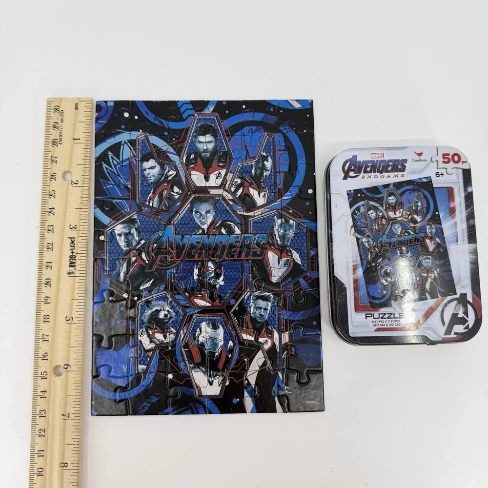 5 Disney Toy Story‎ Avengers Simba Dumbo Puzzles 24 & 50pc Collectible Tins Comp